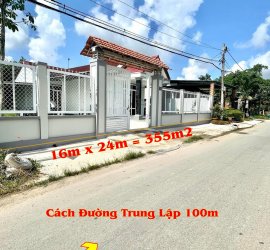 Bán Biệt Thự Vườn Củ Chi-355m2. 16m x 24m. Có 200m2 Thổ Cư. Nhà Ở Củ Chi