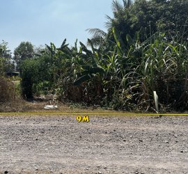 Đất  mặt tiền đường đá sỏi. 9m x 44m. (300m2 Thổ Cư) Xã phước hiệp. Huyện Củ chi . Tp.Hcm 