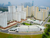 Khu tái định cư Bình Khánh nằm giữa lòng Thủ Thiêm được thành phố đề nghị đấu giá.