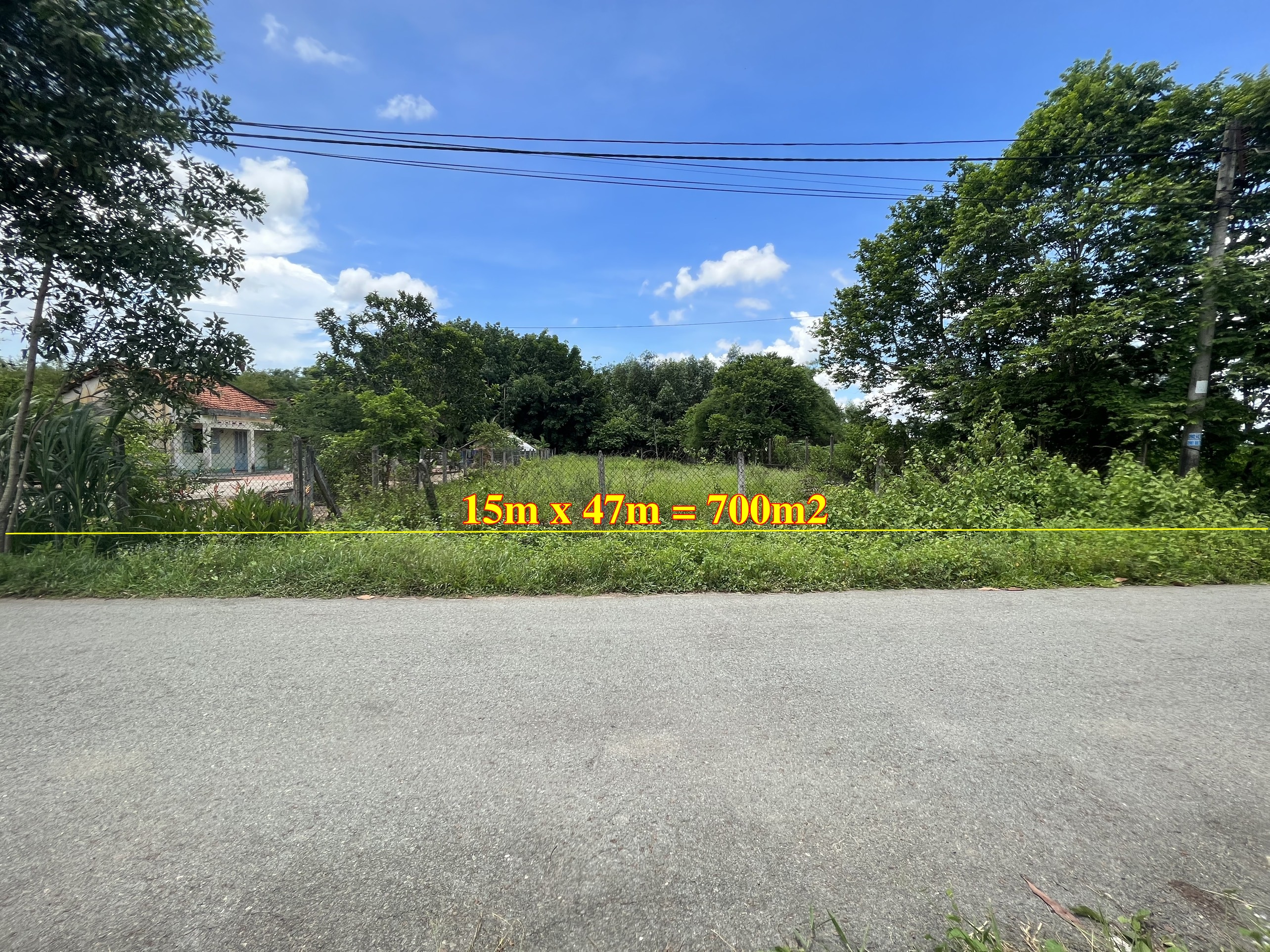 Bán Đất Thổ Cư -Củ Chi.700m2. 15m x 47m.Nhà Đất Thái Mỹ Củ Chi.Nhà Đất Phú Hòa Đông Củ Chi